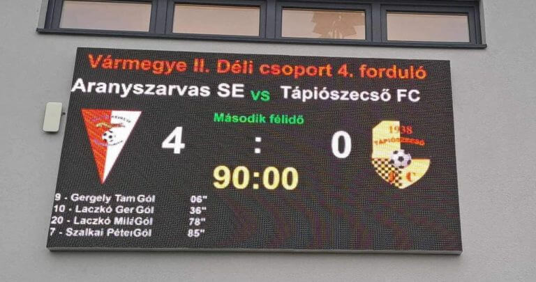 Továbbra is hibátlan Fülöp Lajos együttese (forrás: Aranyszarvas SE Labdarúgó Szakosztály Facebook oldal)