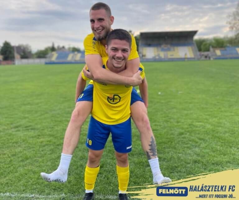 Hét nyeretlen mérkőzés után szerzett újra három pontot Béky Gábor együttese (forrás: Halásztelki FC Facebook-oldal)